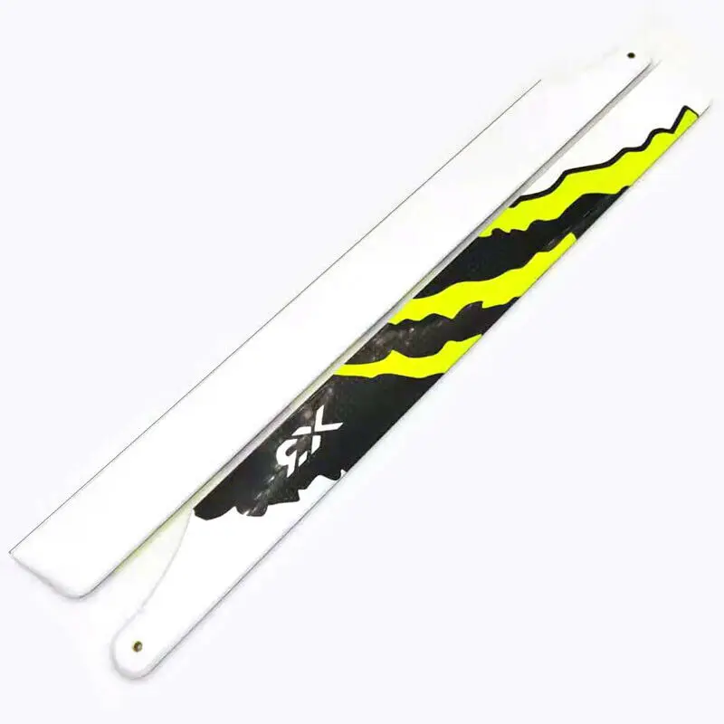 Hoja principal de fibra de carbono, 2 pares, 370mm, para helic&oacute;ptero ALZRC X360 Trex 450L 480 465-3