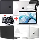 Чехол для ноутбука Apple Macbook Air 1311MacBook Pro 131615 дюйма, жесткий защитный чехол + чехол для клавиатуры + защита экрана