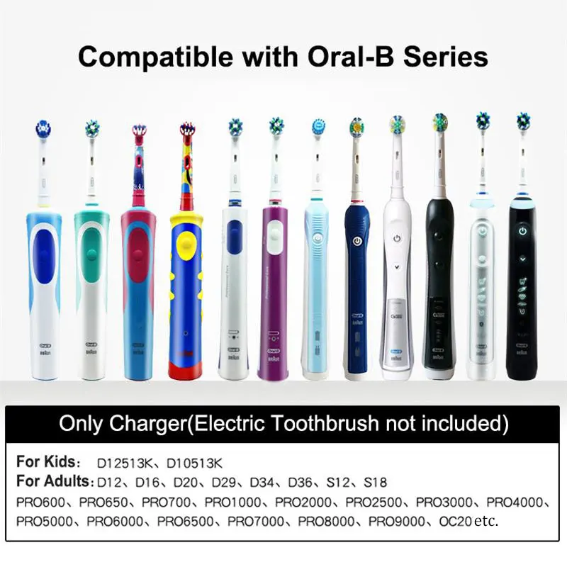 

Electric Toothbrush Charger for Oral B Electric Tooth brush Inductive Charging Base EU Plug Replacement Charger 100-240v
