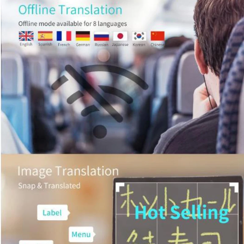 

Умный перевод Ymesy W08 с автономным управлением, умный перевод с фото, умный перевод с ии, 106 язык, голосовой переводчик для Trave