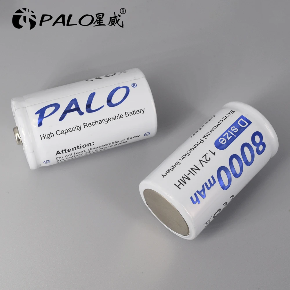 Аккумуляторная батарея PALO 1 2 в NI-MH D 8000 мАч никель-металлогидридная ячейка для