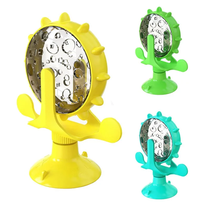 

CXD-360 Funny Rotate Spinning Windmill Teasing Cat Toys Pet Kitty Self-Healing Relieving Boredom Food Leakage Toys
