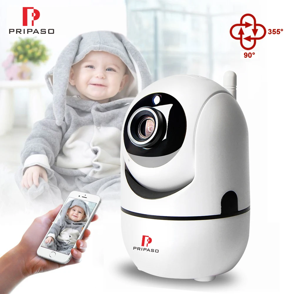 Камера видеонаблюдения Pripaso HD 720P беспроводная ptz-камера с функцией ночного