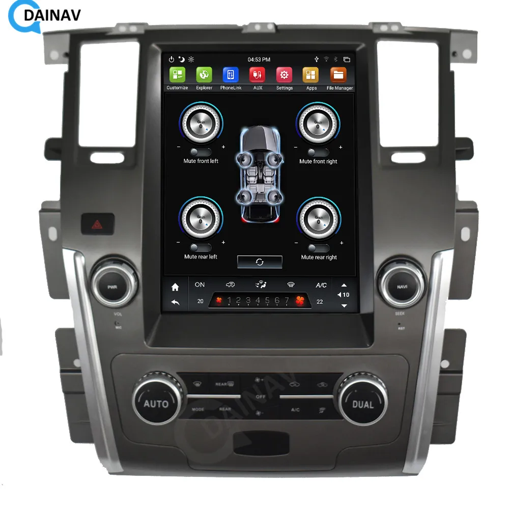 

2din android автомобильный стерео видео плеер для Nissan Patrol 2016 2017 2018 2019 автомобильный Радио авторадио головное устройство GPS навигация