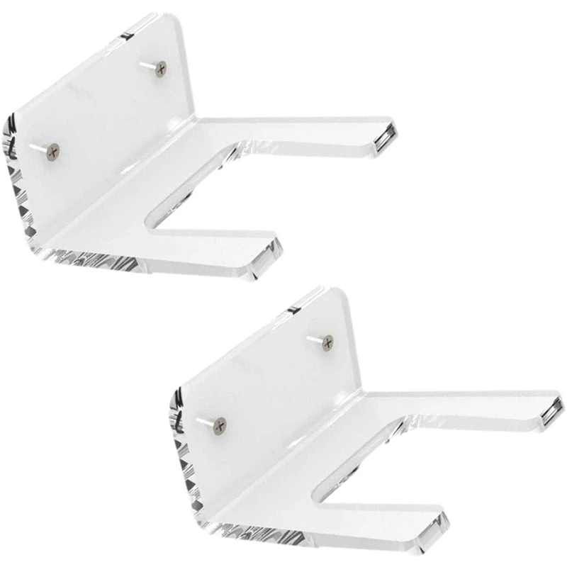 

2 Pieces Guitar Rack,Guitar Wall Mount Hook With Installation Kit,Transparent Durable Acrylic Wall Mount Rack For Guitar