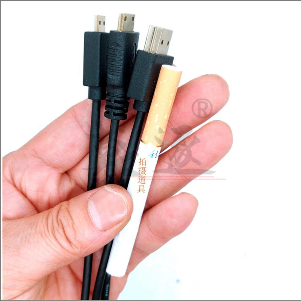 OD 3.0mm Super Soft Micro HDMI-compatible &amp Mini male Thin Cable 2k 4k hd @60hz Light-weight Portable | Электроника