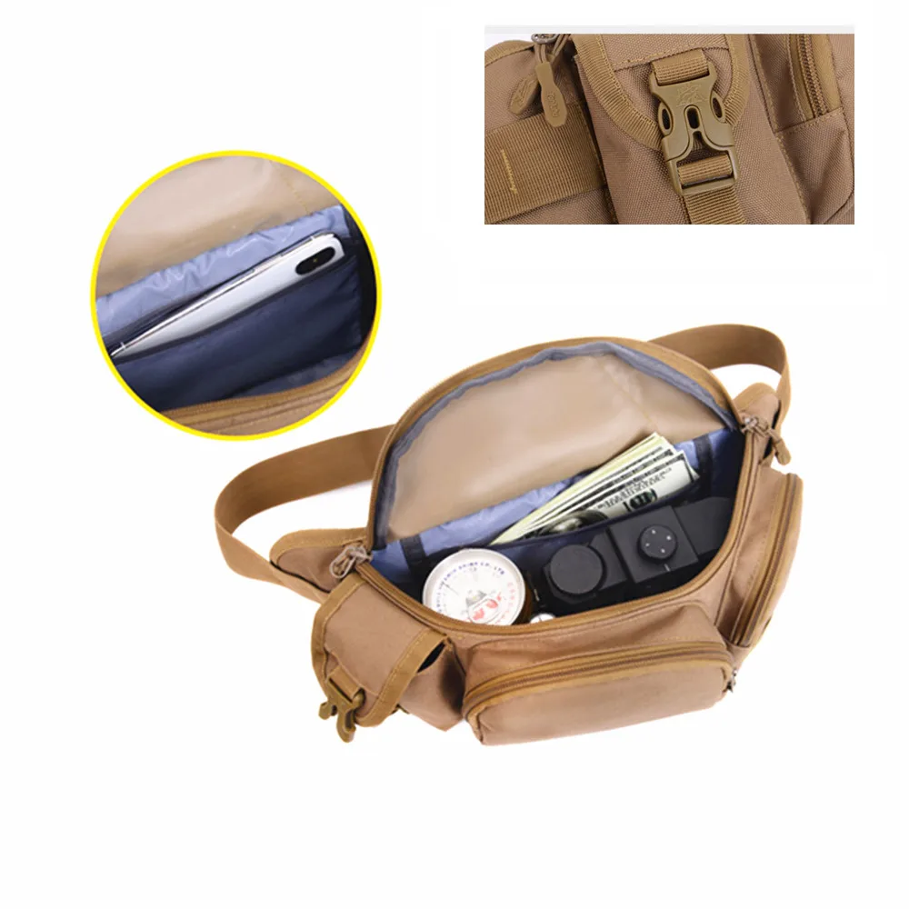 Многофункциональная уличная поясная сумка Портативная мессенджер для приманки