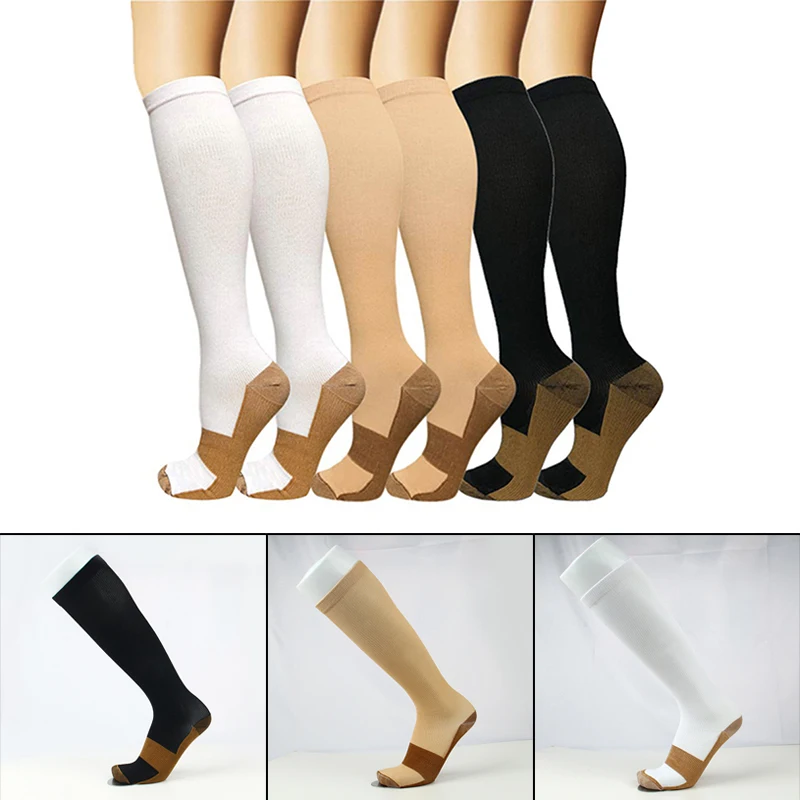 

Новые Компрессионные носки, эластичные удобные чулки, дышащие быстросохнущие нейлоновые носки для спорта на открытом воздухе, походов, вел...