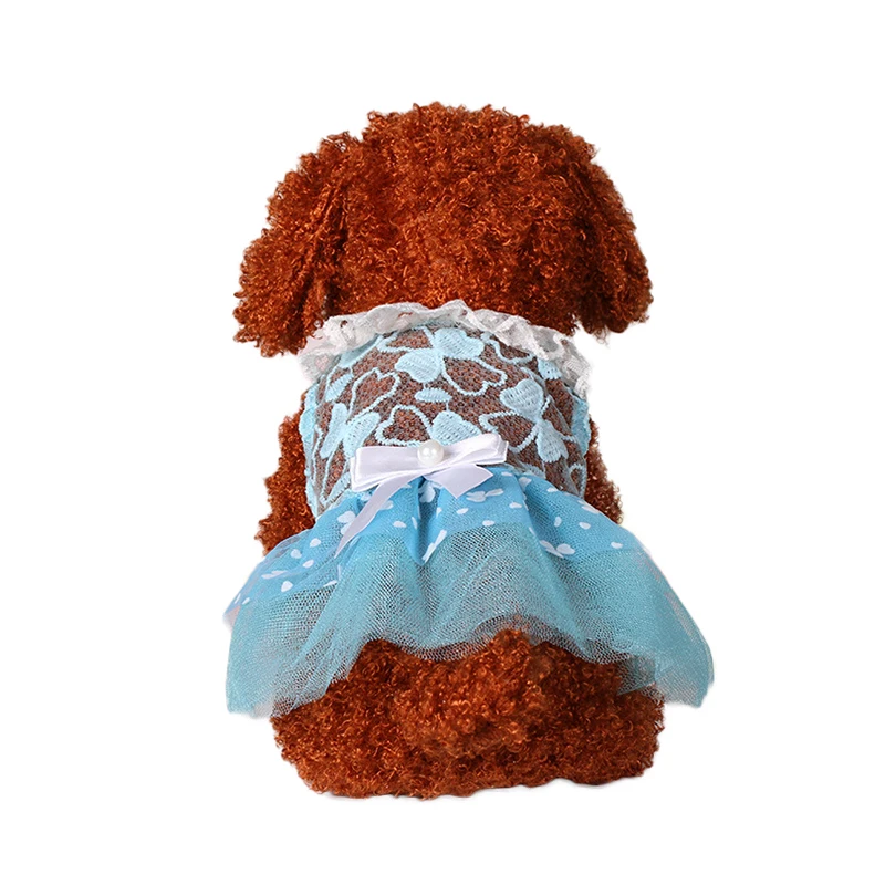 Летняя одежда для собак и кошек милое платье тюлевые кружевные свадебные юбки