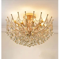 2022 new year decoration modern crystal ceiling lamp crystal chandelier interior lighting christmas decoration package