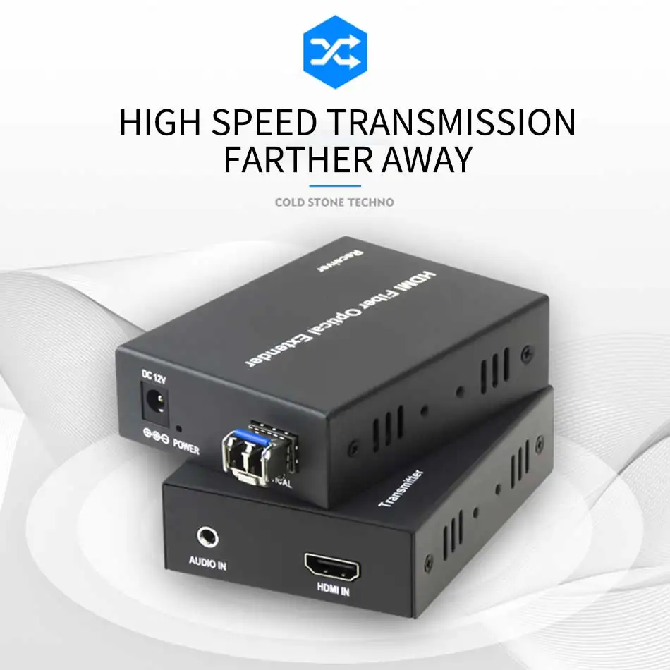 

HD Lossless Voltage HDMI Optical Transceiver Audio And Video Extender LC Interface to Fiber transmitter and Receiver