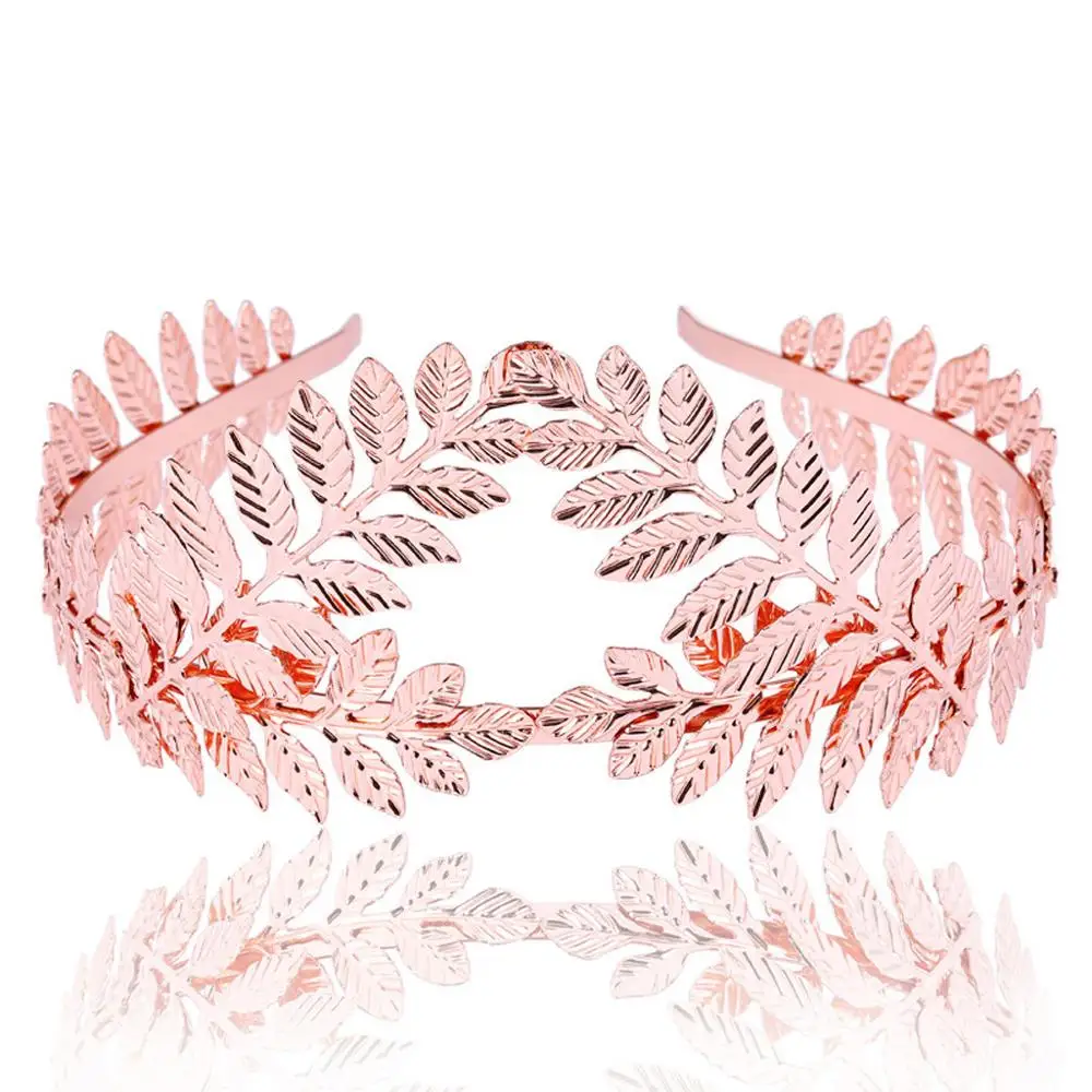 Женский обруч с листьями свадебный головной убор в стиле богини аксессуар для