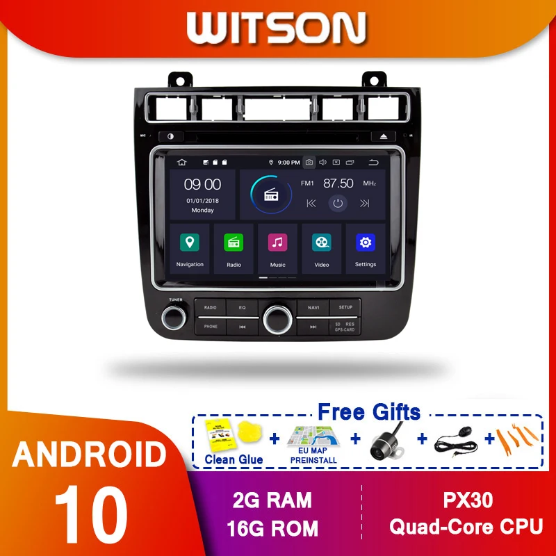 WITSON!Android 10 0 Octa core PX5 автомобильный DVD плеер для Volkswagen T OUAREG 2012 2015 IPS экран 4 ГБ ОЗУ 64 Гб