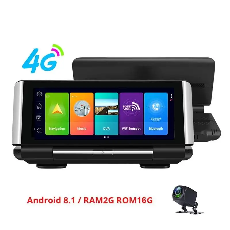 

Dual Lens 7 Inch Full HD 1080P 4G Car DVR Camera Recorder Video Dash Cam GPS Navi Dashboard Camera WiFi App Remote Monitoring An