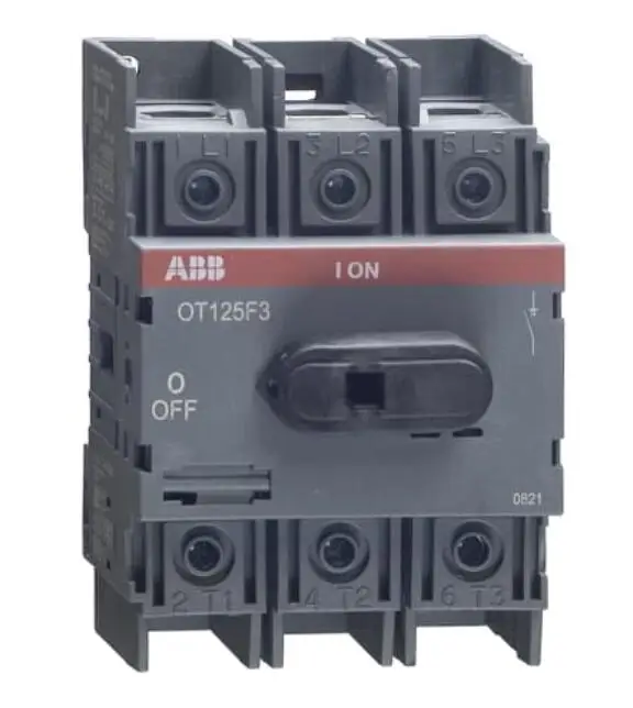 ОТ125Ф3 10155180 Выключатель-разъединитель серии OT (16-160A) 1SCA 105033 R1001