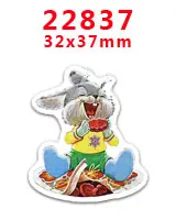 PR-22837 Наборы для творчества Герой мультфильма с плоской задней частью Плоские наклейки 30 штук. PR-21800-22919 - Цвет: PR-22837