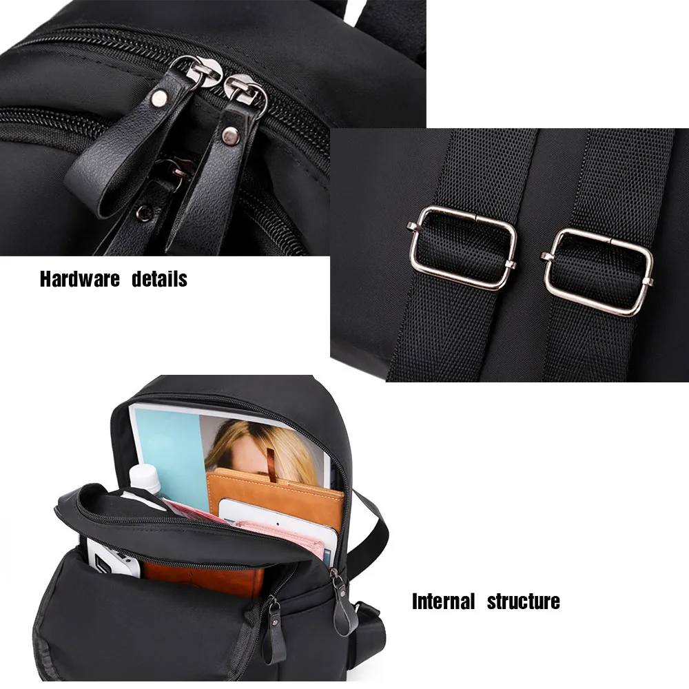 Новинка 2019 корейский модный рюкзак из ткани Оксфорд для девушек удобная сумка