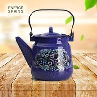 energe spring 2l russian salan style enamel pot horse milk pot butter teapot cold kettle enamel boiling water kettle for home