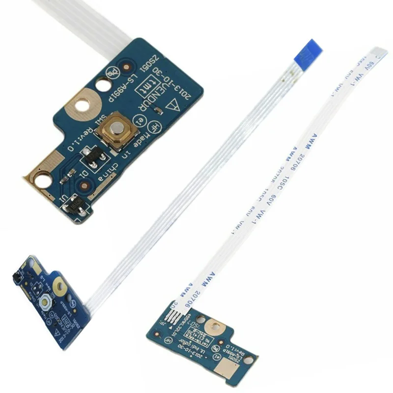 Оригинальная плата кнопки питания для HP 15 R G 250 G3 с кабелем ZS051 LS A991P 749650 001 100%