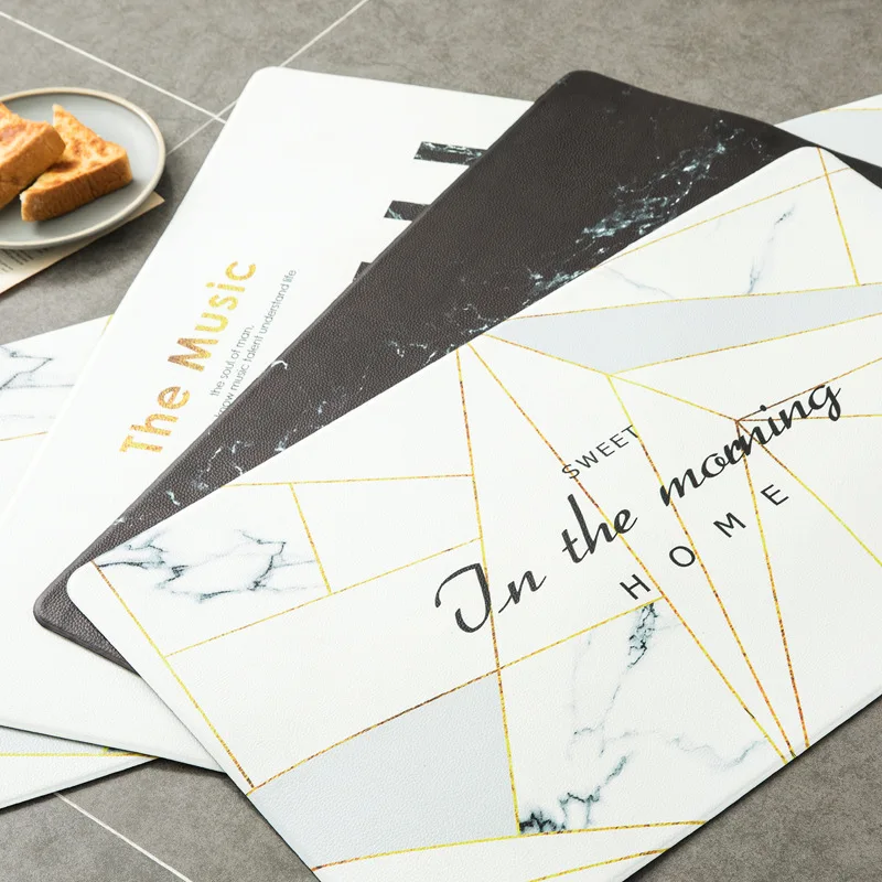 Повседневный кухонный коврик 3d дверной противоскользящие водонепроницаемые