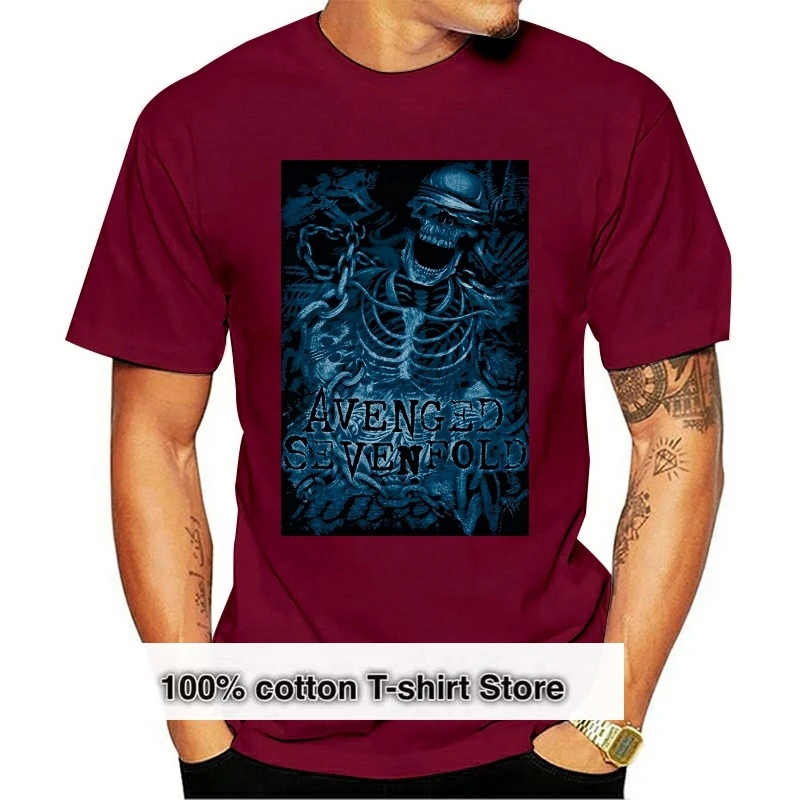 

Details about Avenged Sevenfold 'Chained Skeleton' T-Shirt - NEW & OFFICIAL