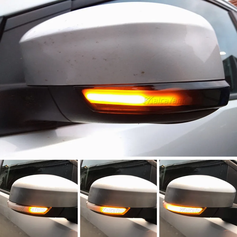 

Flowing Turn Signal Light LED Side Wing Rearview Mirror Dynamic Indicator Blinker For Ford Focus mk2 mk3 08-16 Mondeo mk4