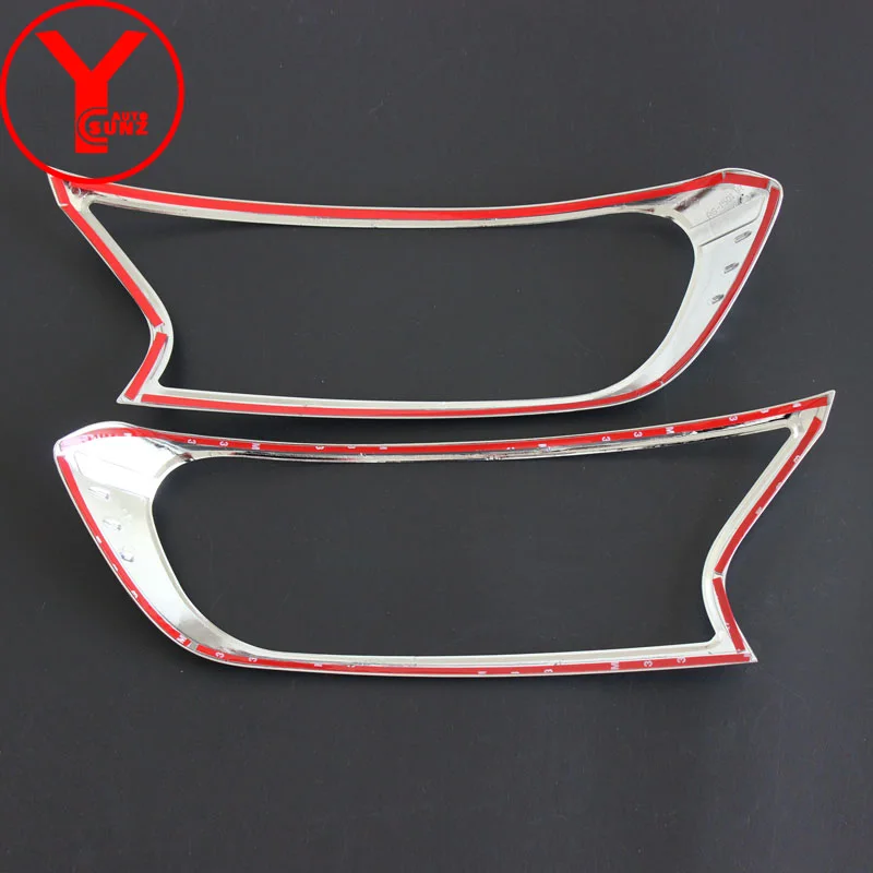 АБС Хромовая головная лампа светильник на голову аксессуары для Ford Everest Endeavour Ranger