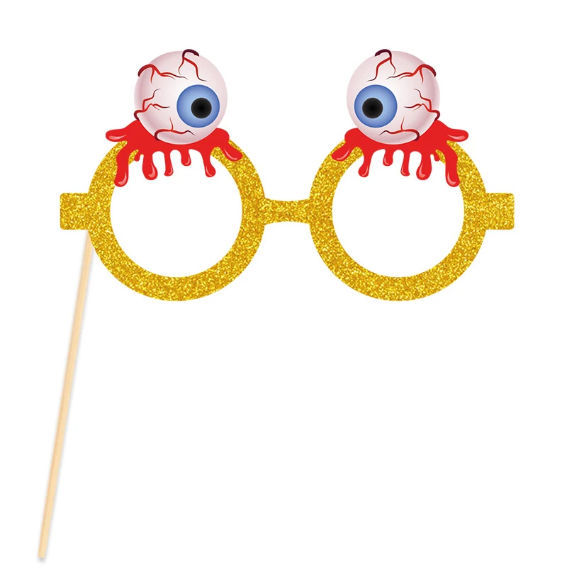 Реквизит для Фотокабины очки на Хэллоуин тыквы 6 шт./набор привидение паук | Дом и