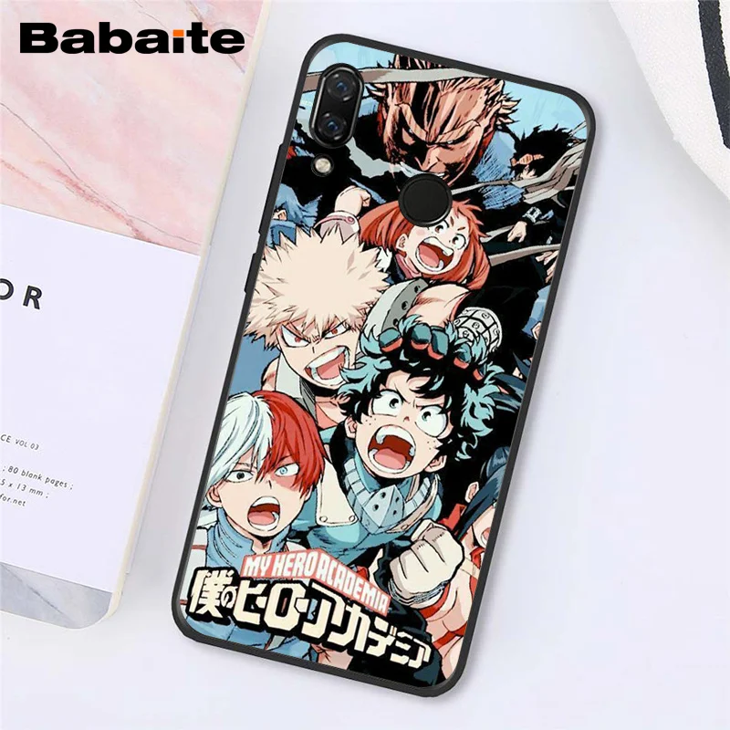Babaite японское аниме мой герой Boku no Hero Academy чехол для телефона для Xiaomi Redmi8 4X 6A S2 Go Redmi 5 5Plus Note4 5 7 Note8Pro