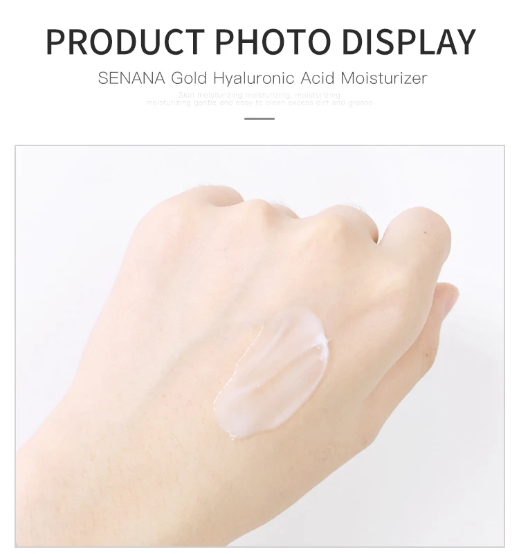 

SENANA the best Moisturizing Anti Wrinkle 24k gold Hyaluronic Acid face cream