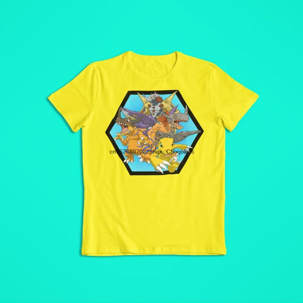 Digimon агумон эволюционный график индивидуальная футболка мужская и женская