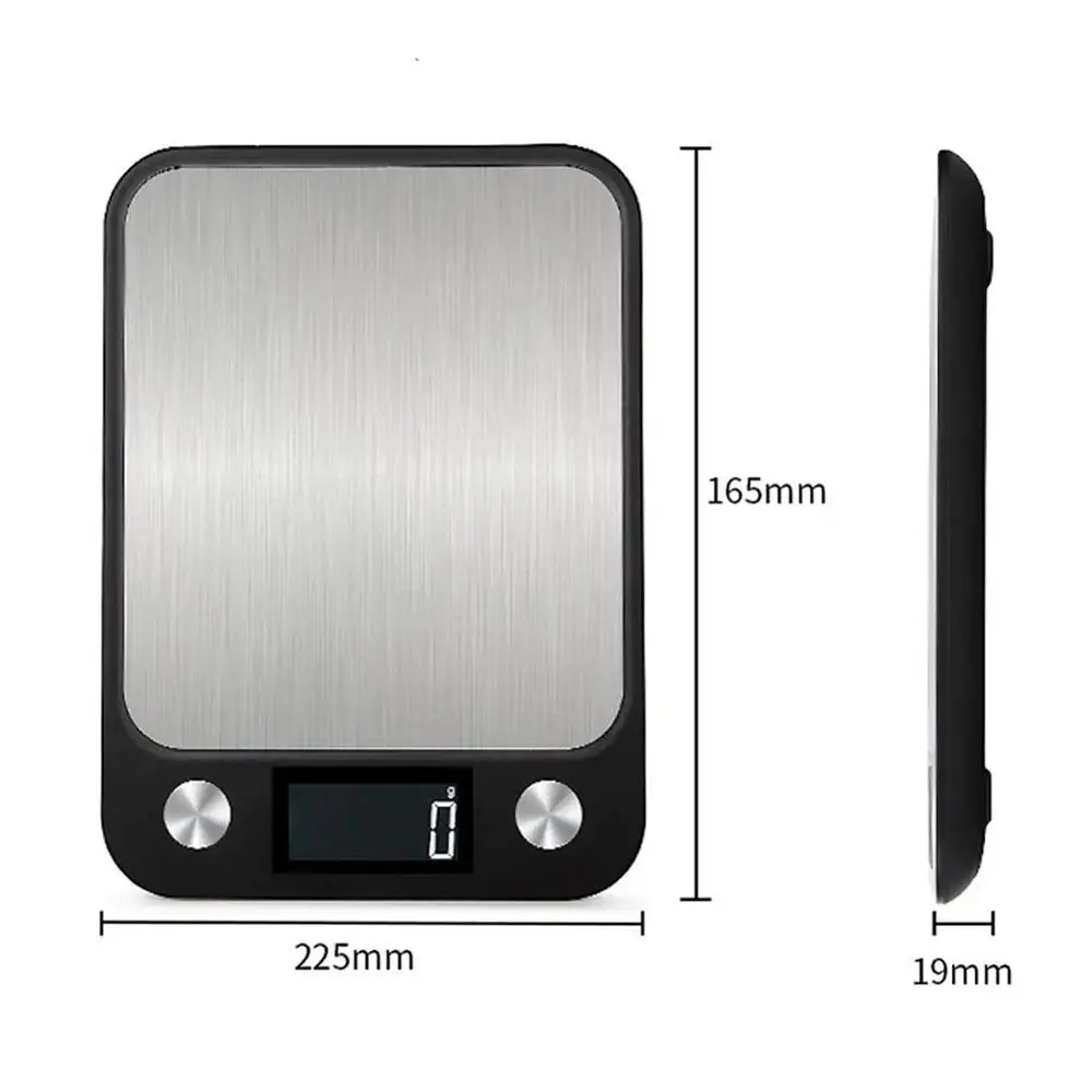 Кухонные весы из нержавеющей стали водонепроницаемые с ЖК-дисплеем 5 кг/10 кг |
