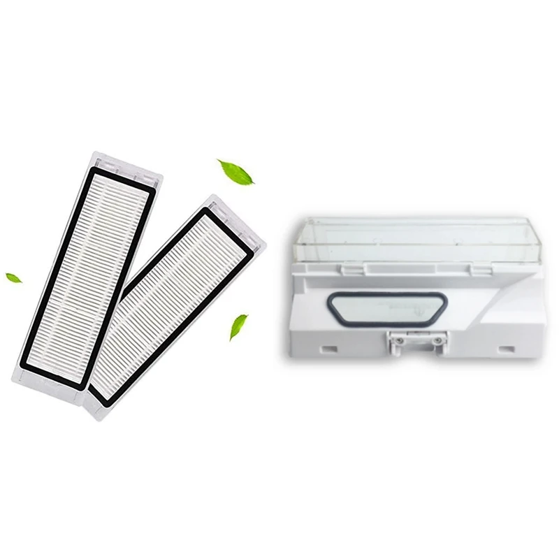 

Сменный Комплект фильтров, совместим с пылесосом Xiaomi Roborock S50, с пылесборником, Hepa фильтр, сменный аксессуар