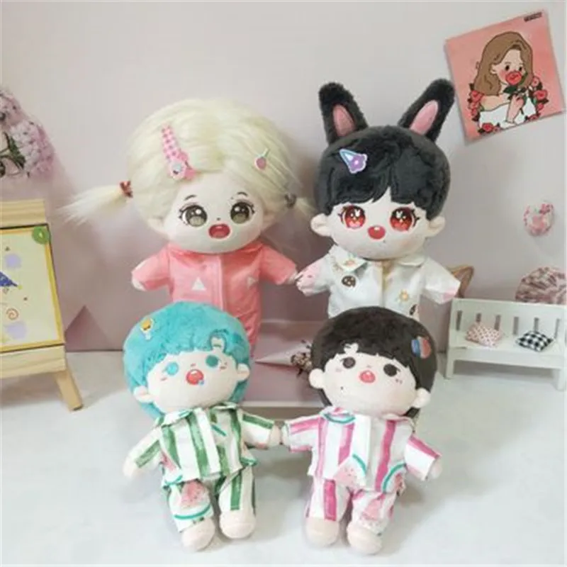 

Different Styles of Clothes For 20cm Doll Idol Star Clothes Costume Cosplay Fit For 20cm Plush Doll Toy