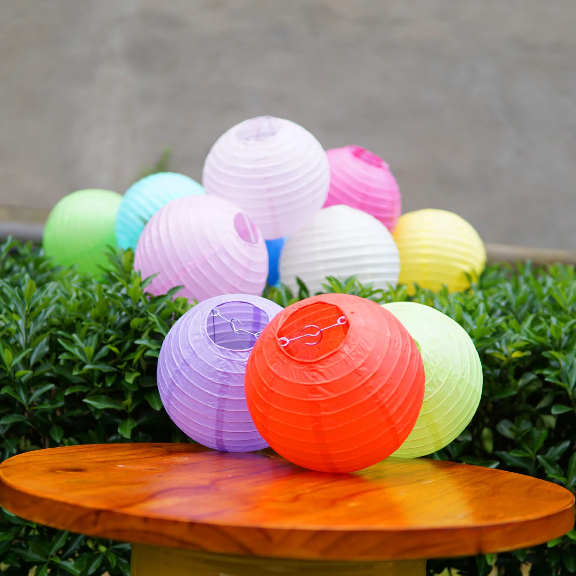 1 шт. Круглый Китайский бумажный фонарь украшение для дня рождения свадьбы