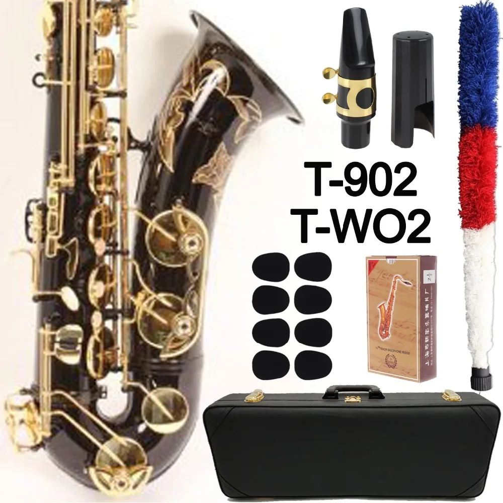 

MFC Tenor Saxophone T-902 T-WO2 Black Lacquer Sax Tenor Mouthpiece Ligature Reeds Neck Musical Instrument Accessories