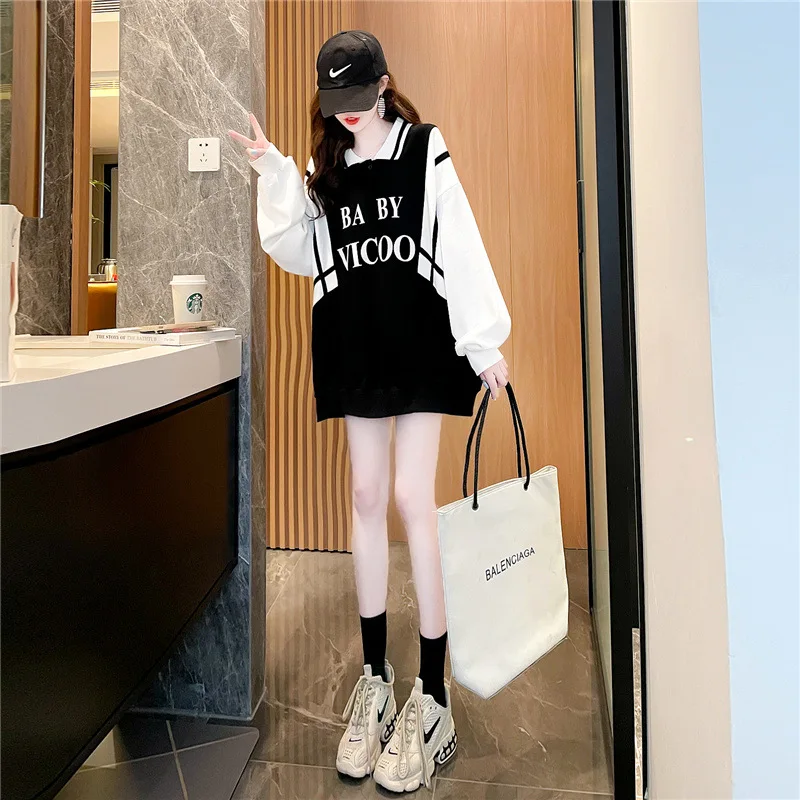 Японский свежий школьный стиль плюс размер Толстовка Женская Корейская розовая