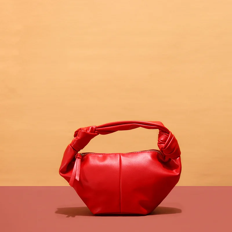 

Tote Bags For Women 2020 Vintage Handbags Solid Color Summer Crossbody Shoulder Bag Lady Cloud Pouch Female Soft Leather Clutch