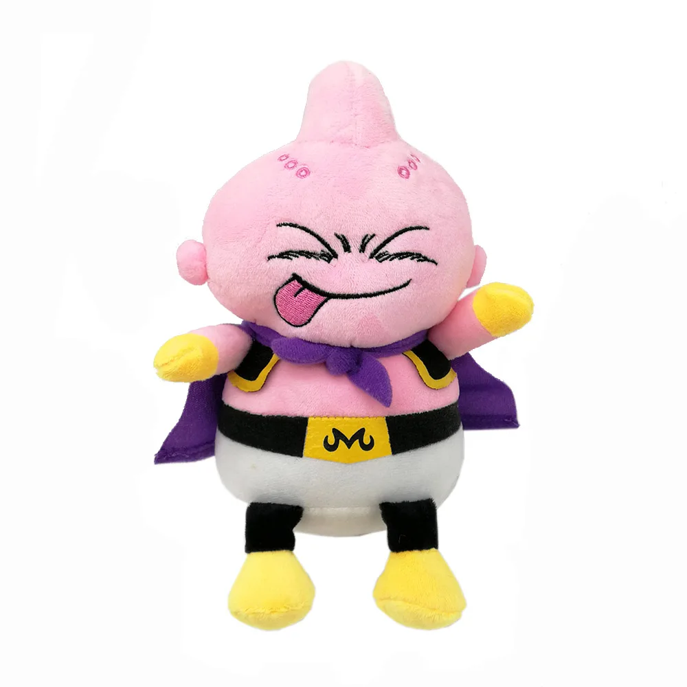 Majin Buu Naughty Новая 15 видов стилей DRAGON BALL Goku Kakarotto Majin Buu Piccolo Vegeta 7-" 18-20 см плюшевая кукла-GYQQ - Цвет: Majin Buu Naughty