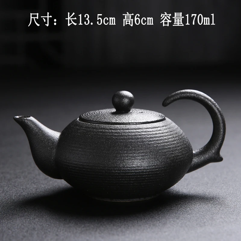 

Ceramic Vintage Teapots Chinese Handle Handmade with Filter Kettle Sencha Tea Teapots Teteras De Te Kitchen Products DB60CH