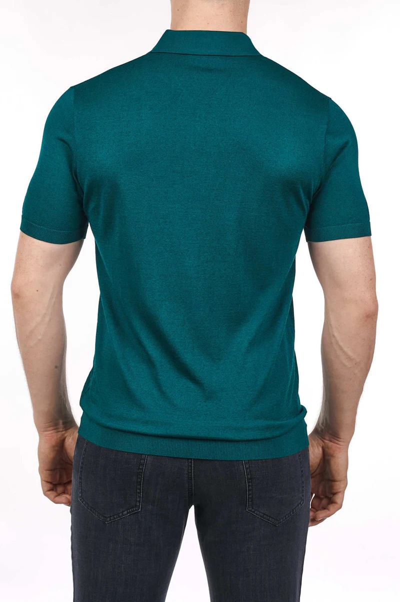 Billionaire Polo shirt men's silk Genuine Leather 2020 summer new zipper breathable high quality big England L-4XL free shipping | Мужская