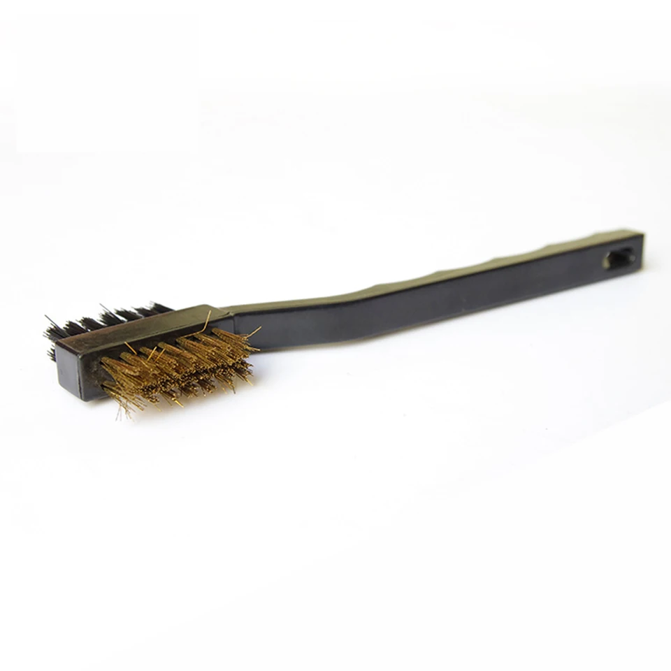 Металлическая щетка из нержавеющей стали двойная фотография для ТПУ PFF защита