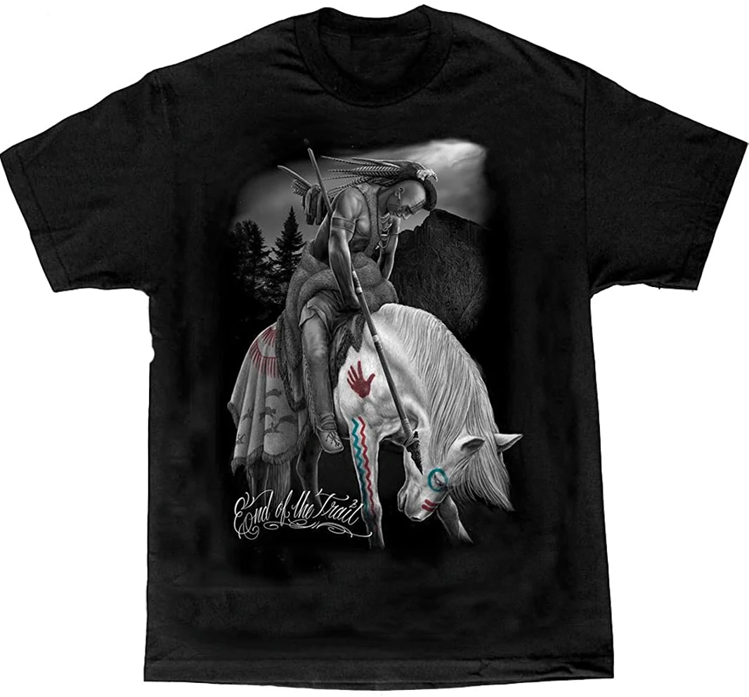 

Amrica Indian Warrior Art Men's T-Shirt