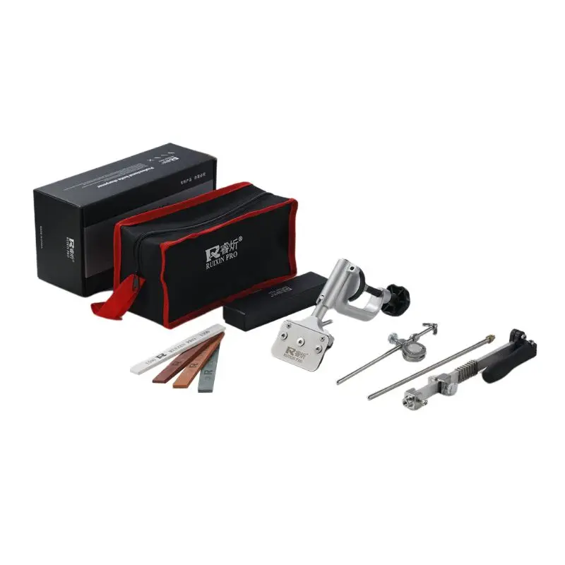 

Pro Knife Sharpener Kitchen Sharpening System Fix-Angle With 4 Whestones