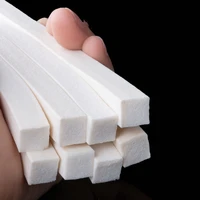 1meter silicone foam tape square sponge strip white silicone foamed rubber doors windows gasket trim seal sponge bar seal strip