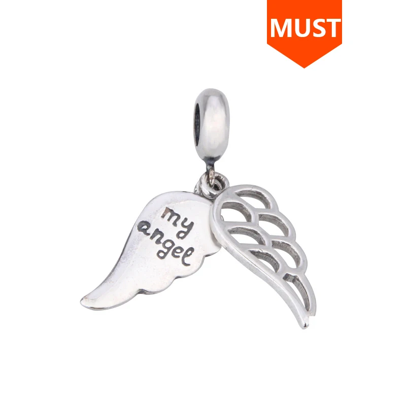 Подходит подлинный Браслет в европейском стиле Серебро 925 оригинальные крылья