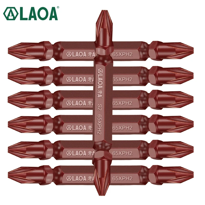 LAOA Ph2 электрическая отвертка бит 1 шт. S2 легированная сталь 65 мм/100 мм/150 мм/200 мм/250