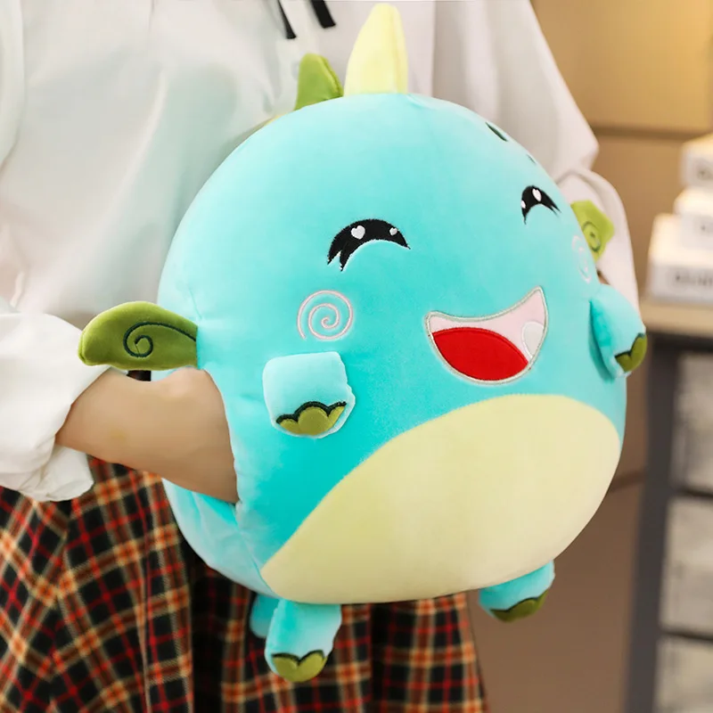 Dinosaur Hand Warmer Мягкая подушка с единорогом 3 в 1 с одеялом Kawaii Плюшевые животные Слон кошка динозавр ручная теплая подушка игрушки для детей - Цвет: Dinosaur Hand Warmer