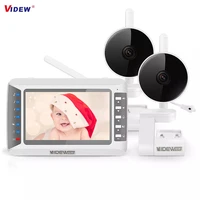 videw 1080p baby monitor 4 3 inch screen hd surveillance camera 2mp ir night vision security camera two way audio baby camera