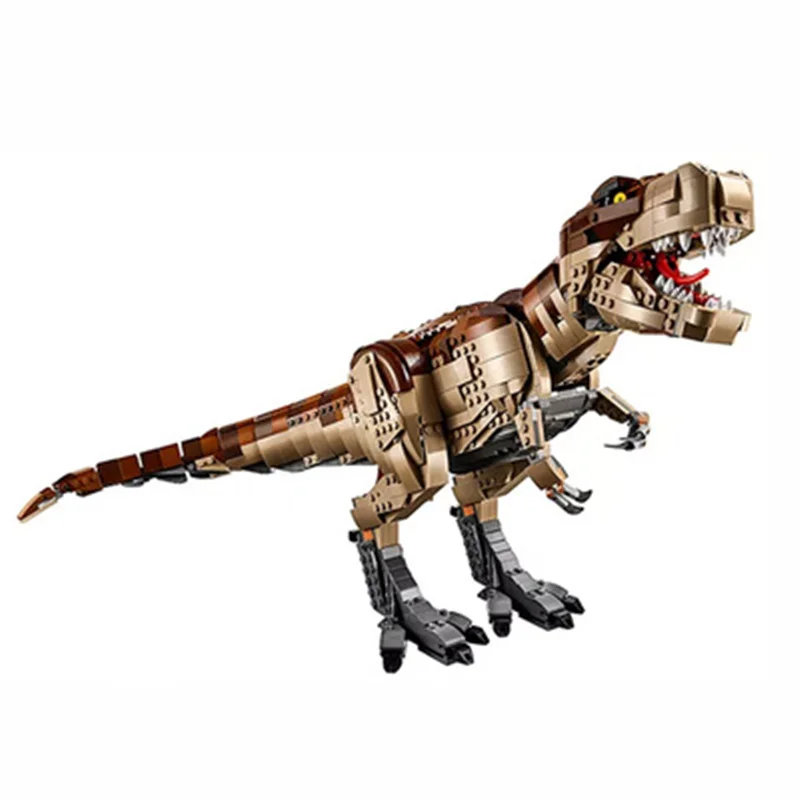Bloques de construcci&oacute;n de dinosaurios para ni&ntilde;os, juguete educativo de bloques ensamblados, regalo de Navidad, serie 11338, 75936-1